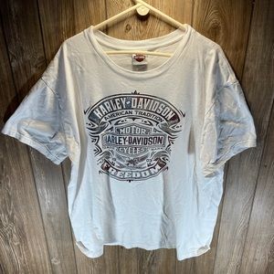 Harley Davidson Shirt Freedom Military Sales Size 2XL Used But Good Condition